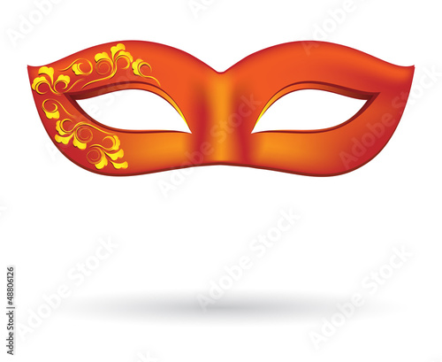 Carnival masks in red
