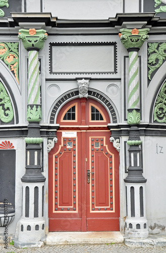 Portal Cranachhaus in Weimar photo