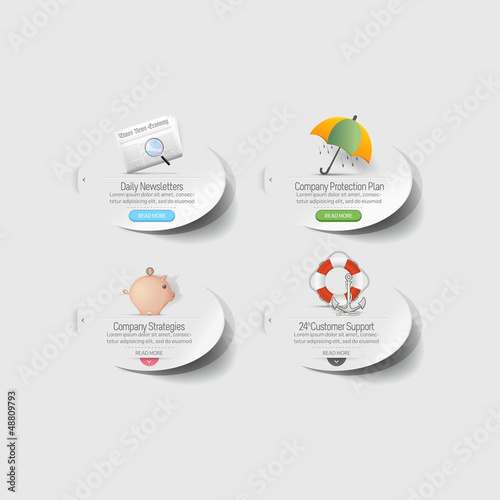 Vintage icons set with sticker