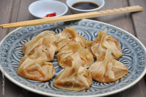 Dumplings mit Süsskartoffelfüllung