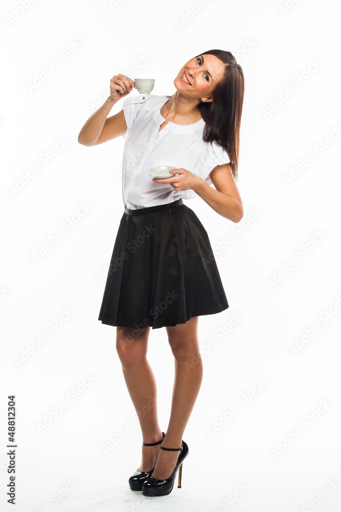young and beautiful woman secretary young and beautiful woman secretary