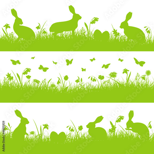 3 Easter Header Meadow 6 Bunnies