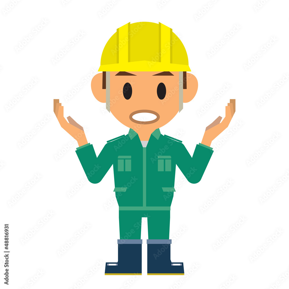 作業員 話す 作業員 話す