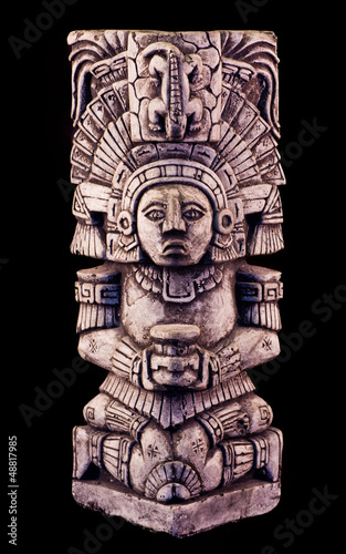 mayan sculpture