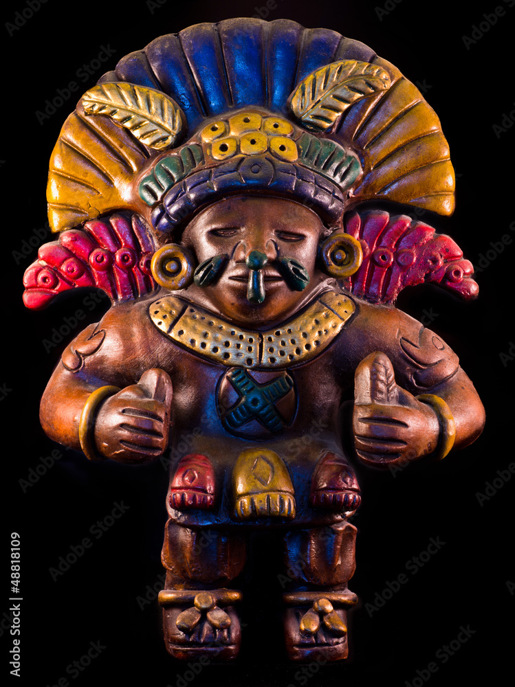 Fototapeta premium mayan sculpture