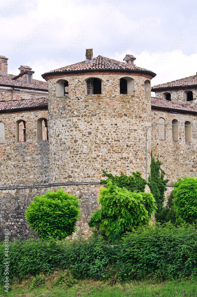 Castle of Agazzano. Emilia-Romagna. Italy.