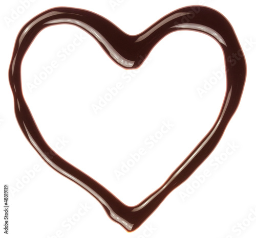 Chocolate heart photo