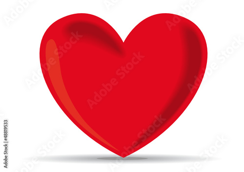 Coeur rouge Vecteur
