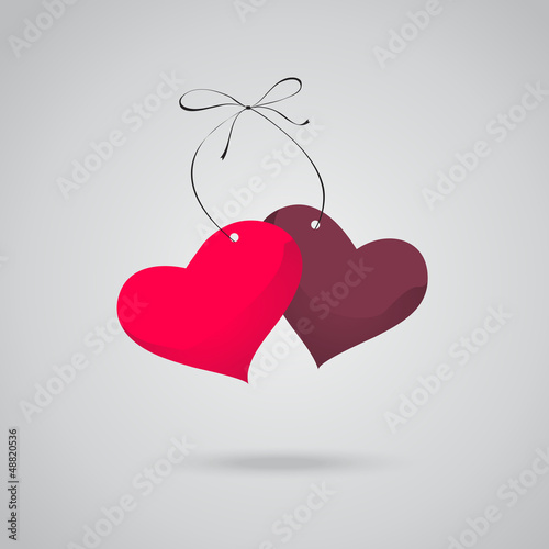 Vector Happy Valentines placard