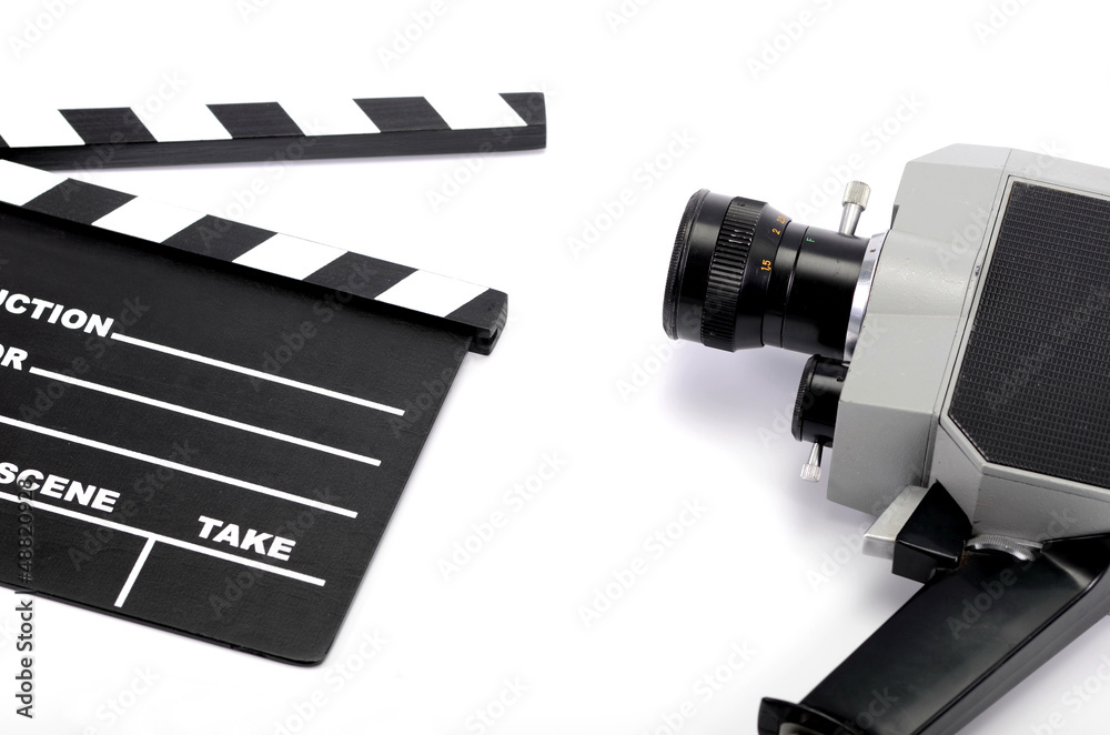 Fototapeta premium Film industry and film production concept