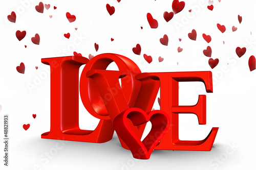 Symbole de l'amour pour fêter le St Valentin