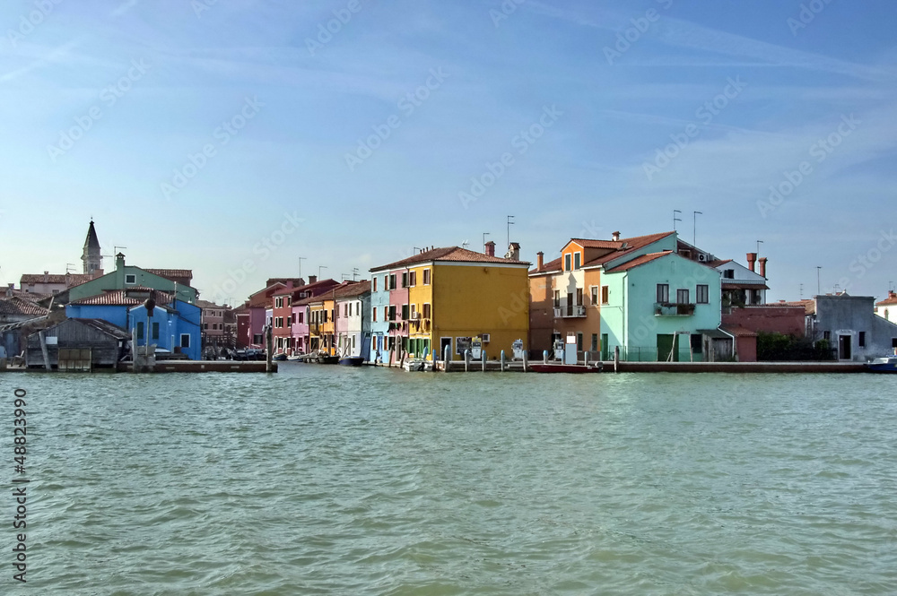 Colorful island Burano, near Venice, Italy
