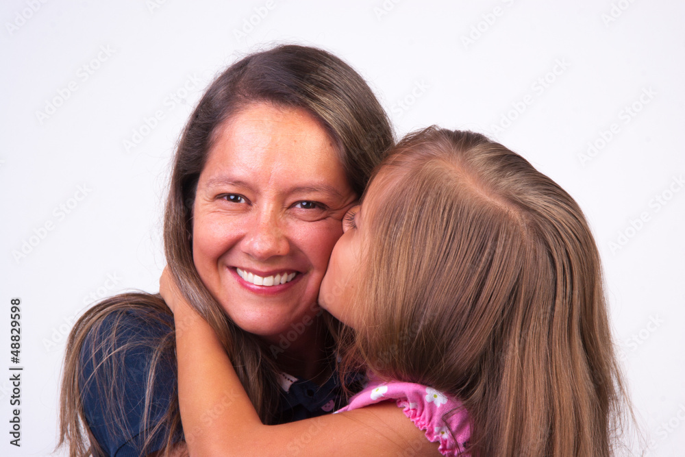 Happy Mother And Daughter