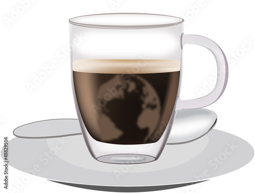 tazzina con caffè