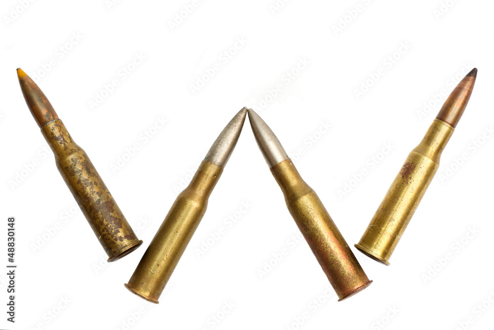 bullets on a white background bullets on a white background