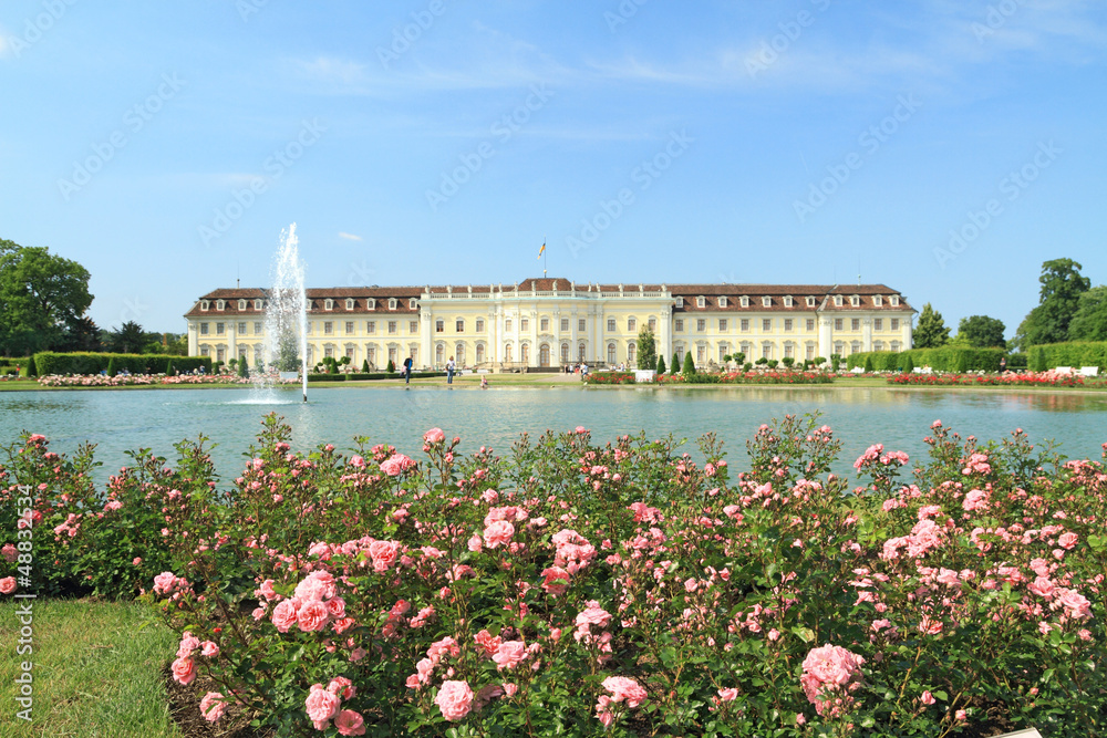 Ludwigsburg palace in Ludwigsburg, Baden-Wurttemberg, Germany