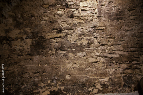 Stone stucco wall