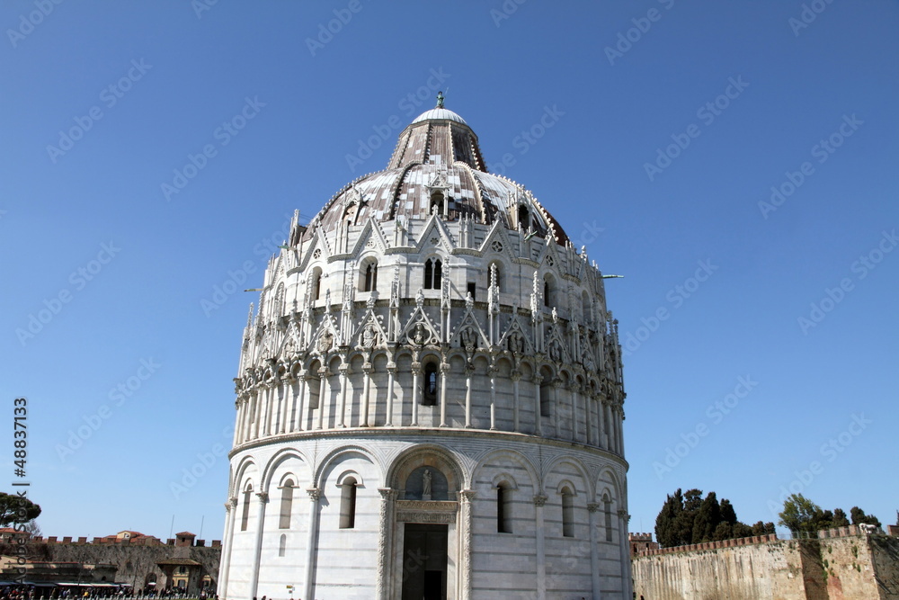 Baptistry of St. John, Pisa, Tuscany, Italy