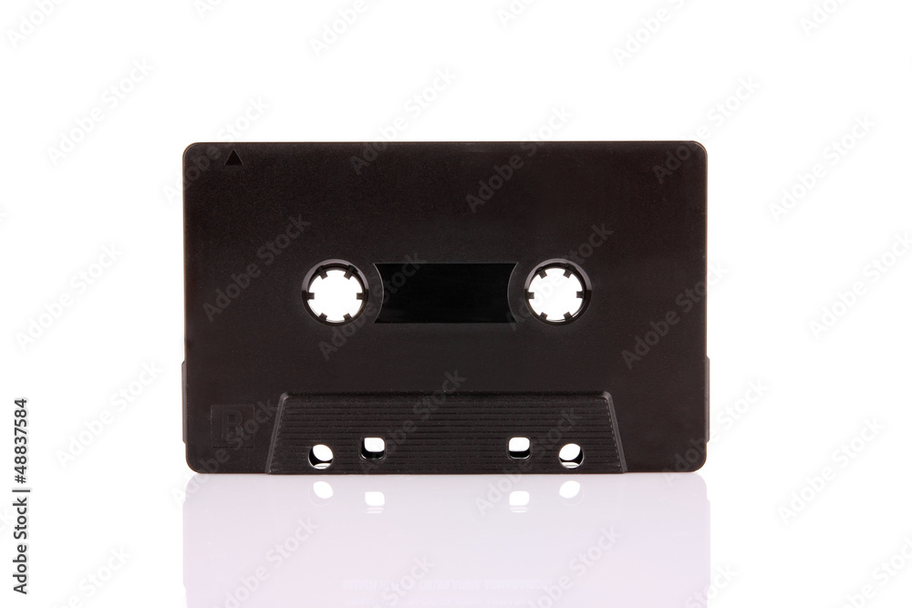 Compact Cassette isolated on white