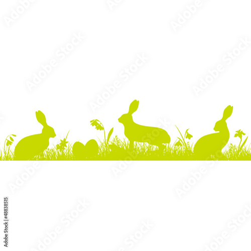 Easter Header Meadow Bunnies