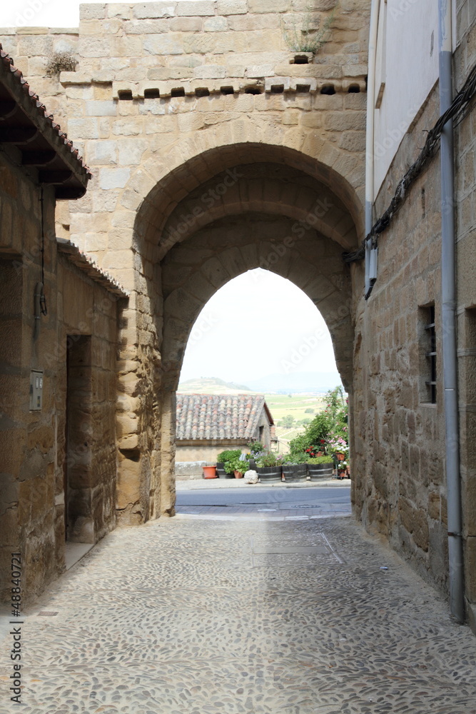 Medieval architecture, Briones village, La Rioja, Spain