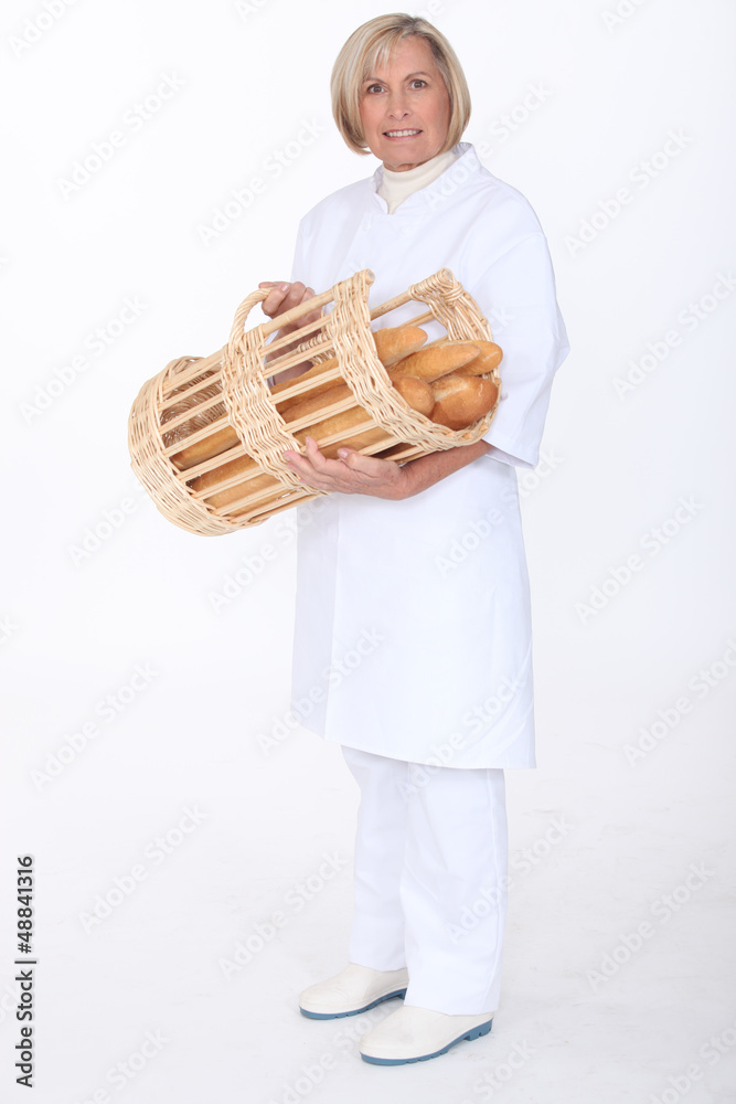 portrait of a baker