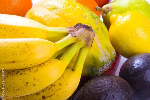 Variety of fresh fruit