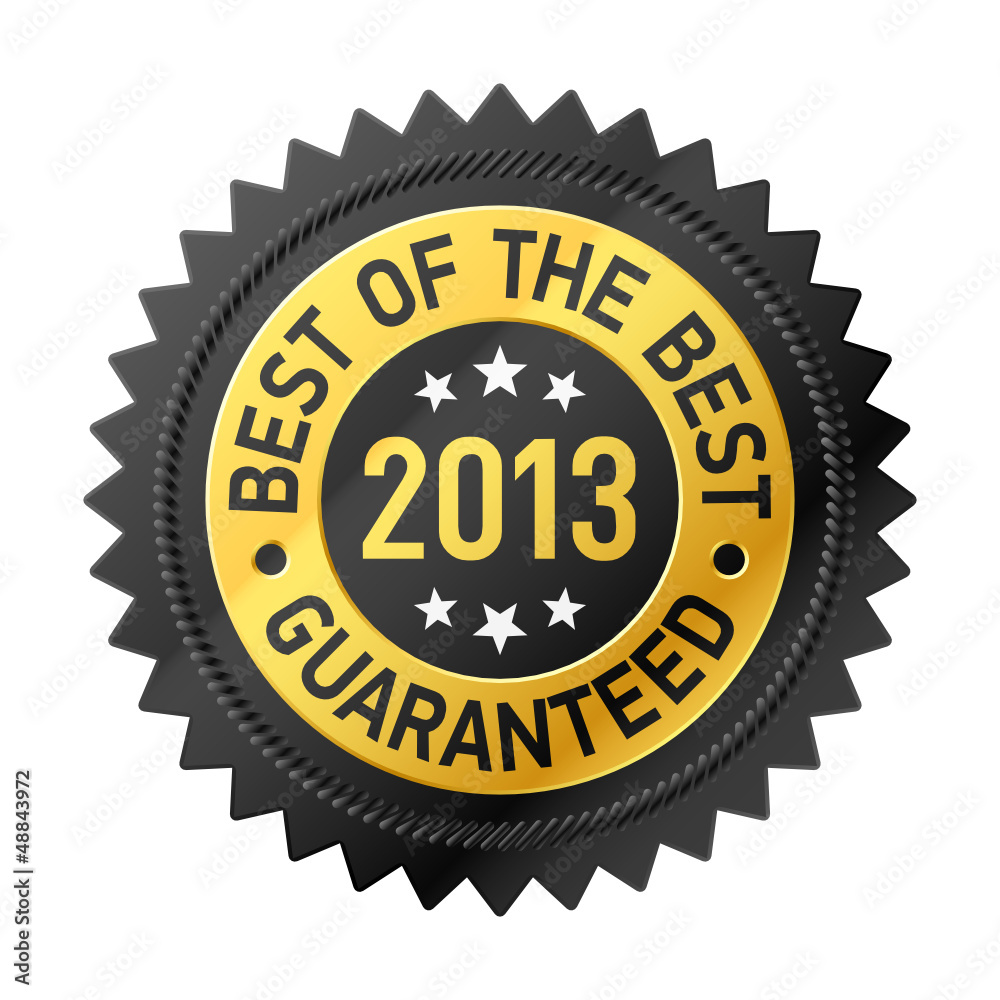 Best of the Best 2013 label