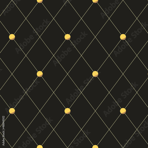 Grey quilted rhombus seamless pattern, vector