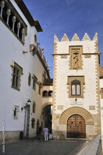 A walk in Sitges on the Costa Brava in Catalonia. Spain © avarand