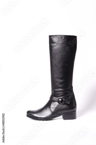 Wallpaper Mural Black Leather Woman Boot Torontodigital.ca