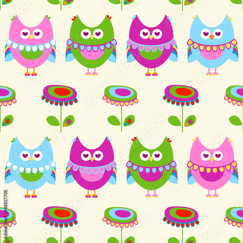 owls pattern