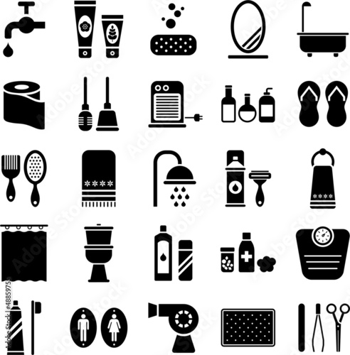 Bathroom icons