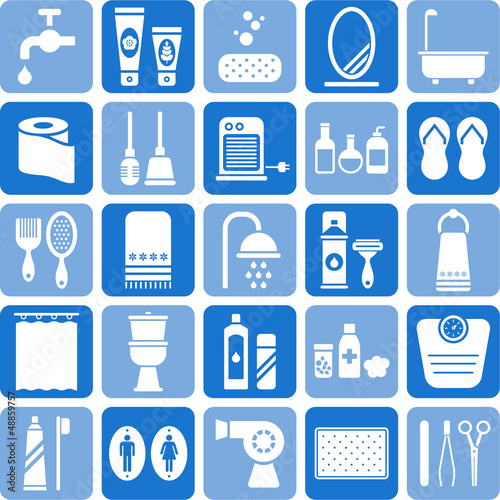 Bathroom icons