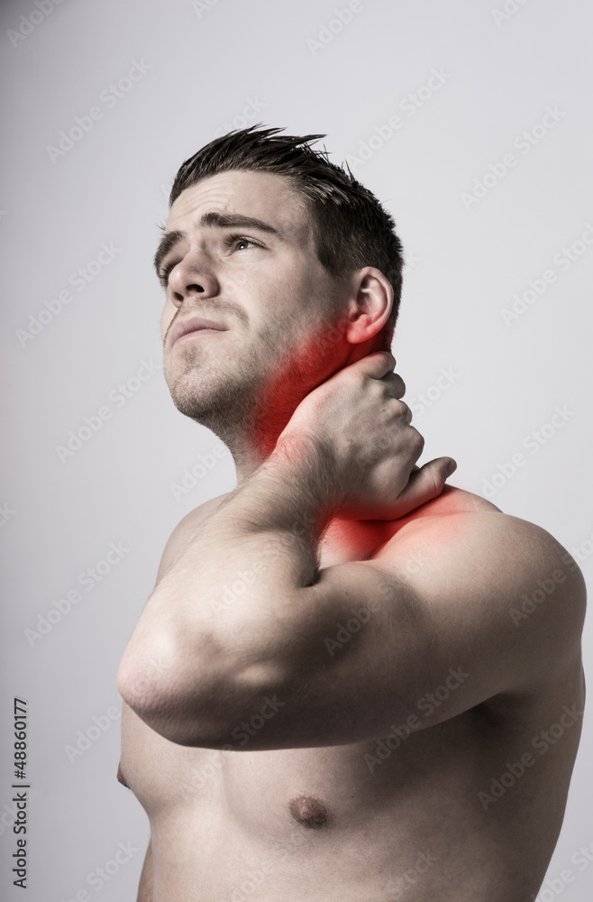 Fototapeta premium schmerz im nacken