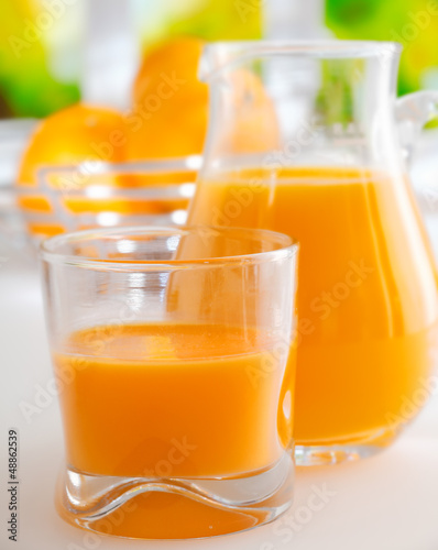 Vibrant healthy orange juice