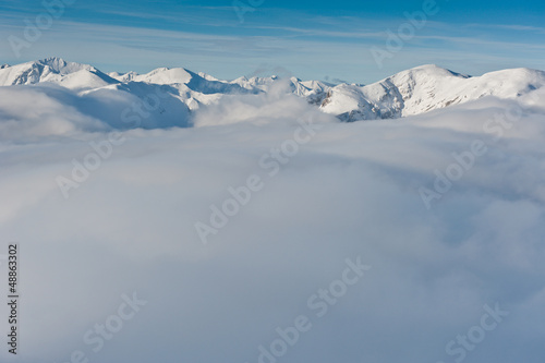 Tatry ponad chmurami
