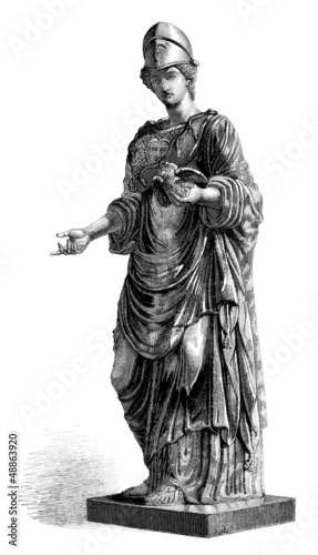 Fotografiet Antiquity - Goddess : Athena/Minerva