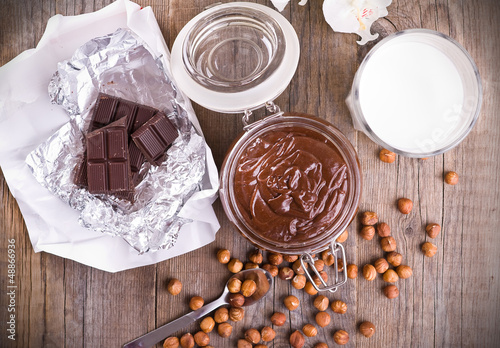 Chocolate hazelnut spread.