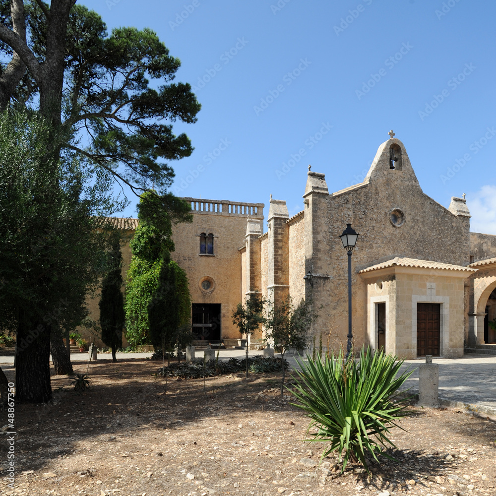 La chapelle du sanctuaire de Cura de Randa à Majorque