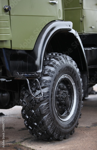 army truck wheel photo