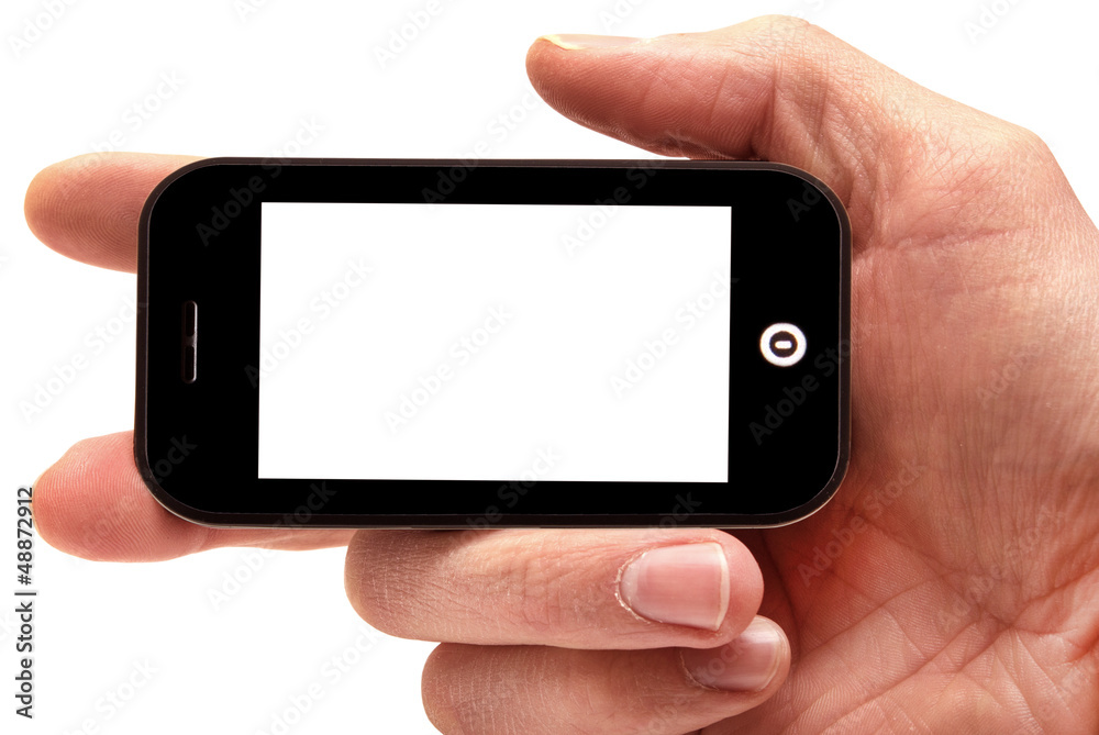 Cellphone isolated on white background Cellphone isolated on white background