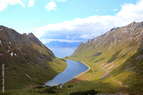 Rørvik valley from Glomtinden