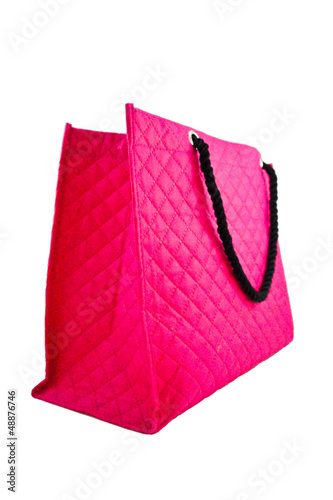 pink handbag