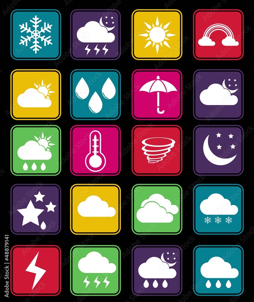 Weather effect  simple icon