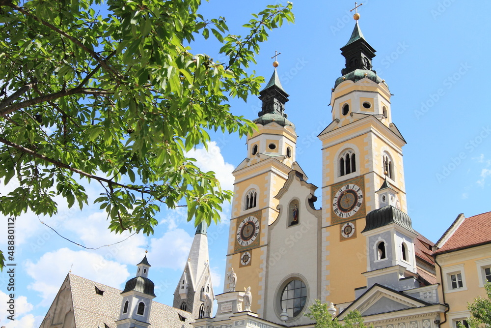 Cathedral of Brixen in Tyrol near Dolomites, Italy