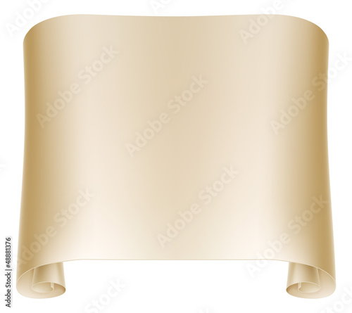Paper Scroll Illustration