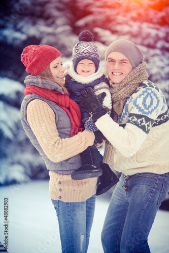 Снег и солнце, семья и счастье