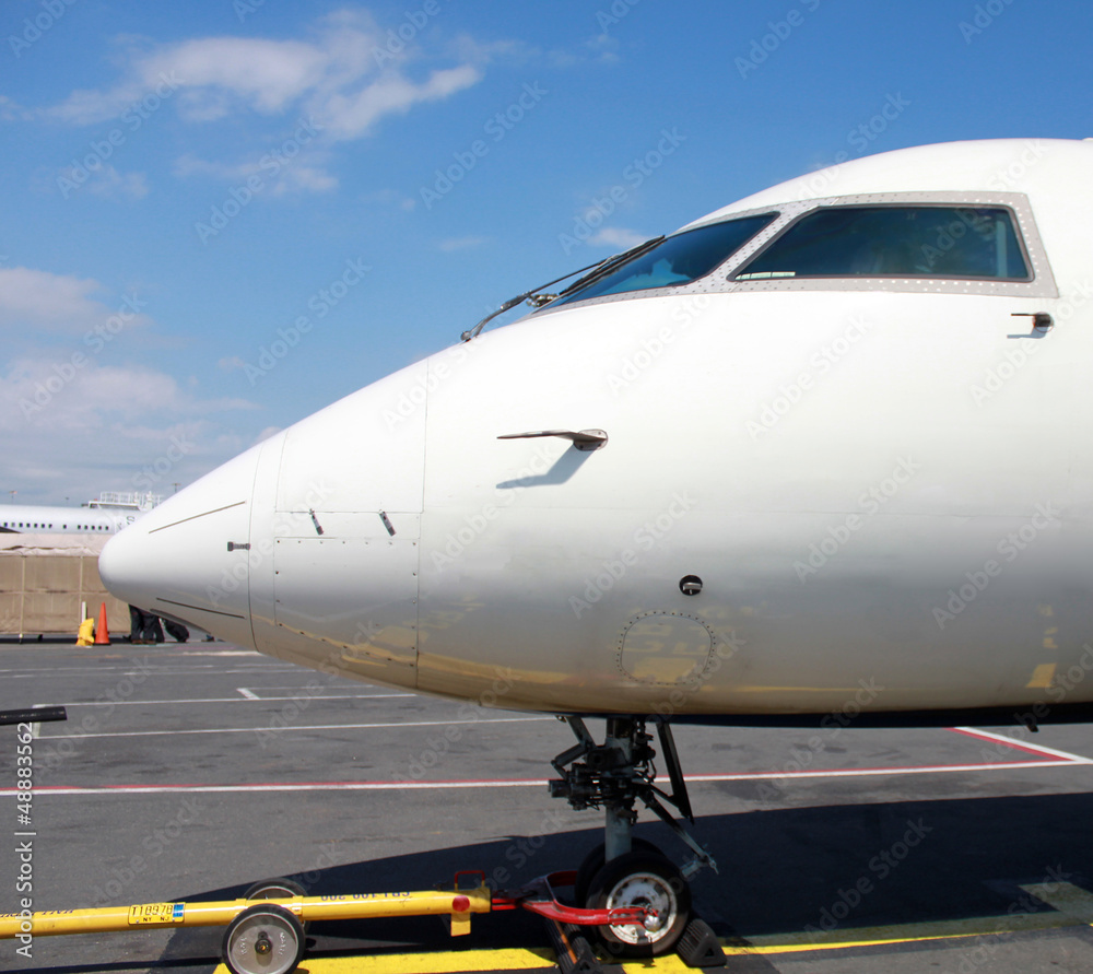boarding small jet pane boarding small jet pane