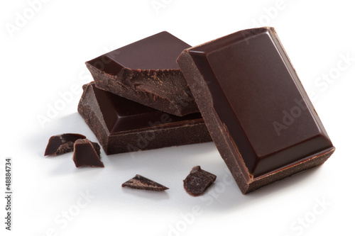 Three  pieces of Chocolate